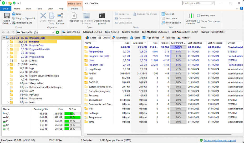 TreeSize Professional Full Version 2026